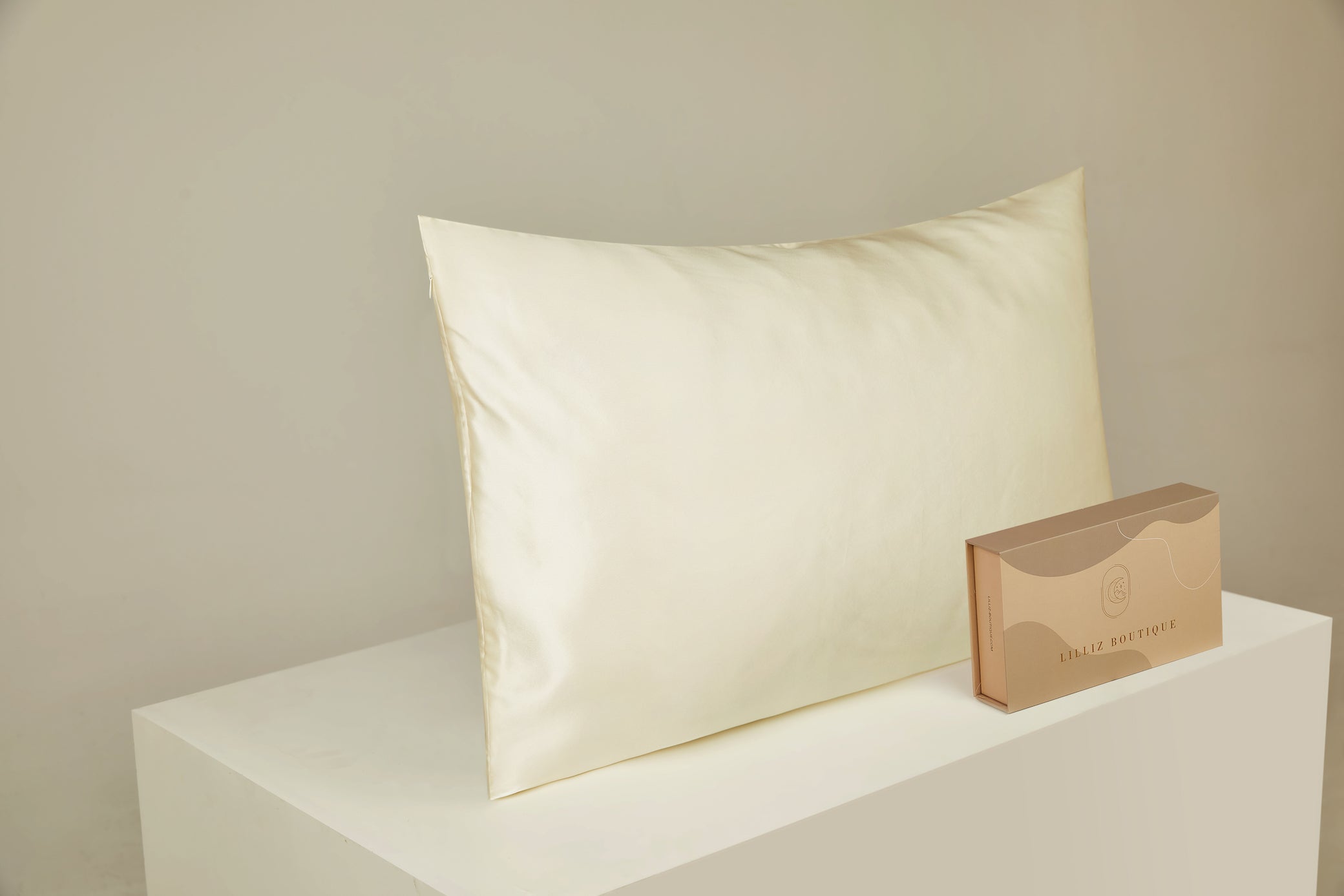 22 Momme Silk Pillowcase 40x80cm Pearl - Zip