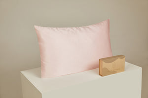 22 Momme Silk Pillowcase 40x80cm Rose - Zip