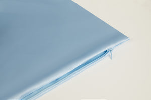 22 Momme Silk Pillowcase 40x80cm Babyblue - Zip