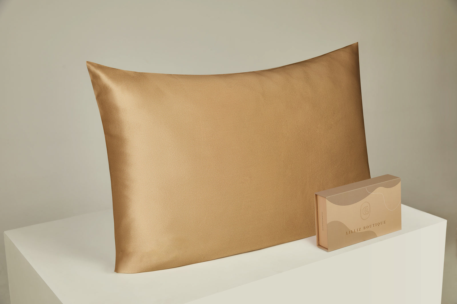 22 Momme Silk Pillowcase 40x80cm Champagn Gold- Zip