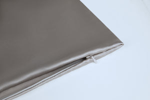 22 Momme Silk Pillowcase 40x80cm Silvergray - Zip