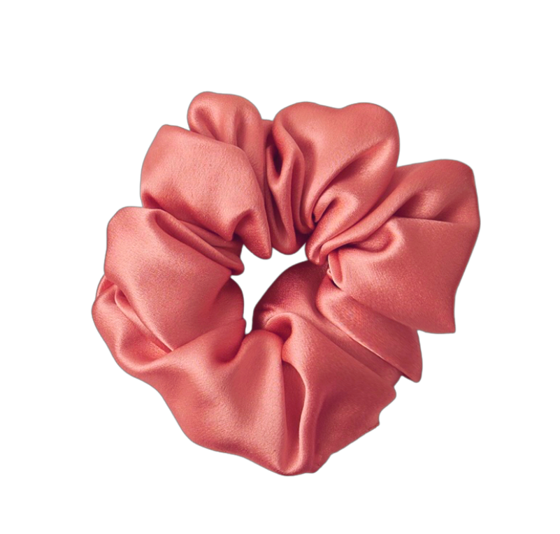 Silk Scrunchie 3.5cm - Bergen Green