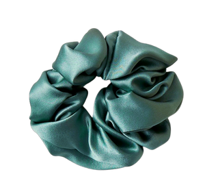 Silk Scrunchie 3.5cm - Coral