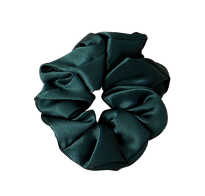 Silk Scrunchie 3.5cm - Black