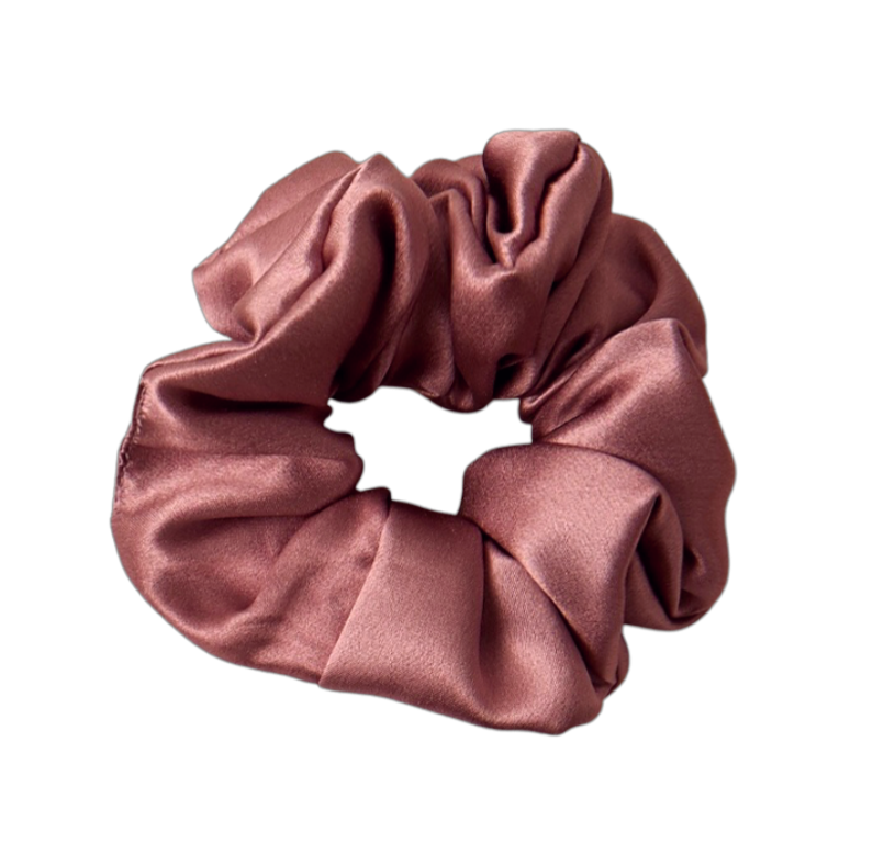 Silk Scrunchie 3.5cm - Bergen Green