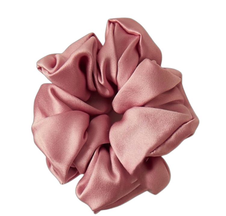 Silk Scrunchie 3.5cm - Bergen Green