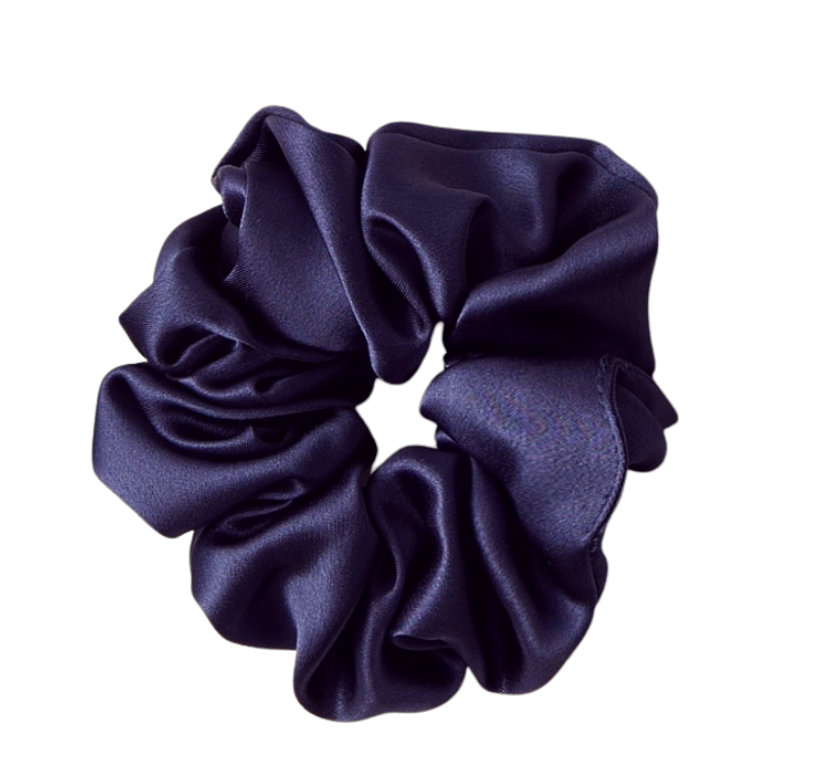 Silk Scrunchie 3.5cm - Bergen Green