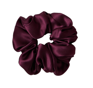 Silk Scrunchie 3.5cm - Bergen Green