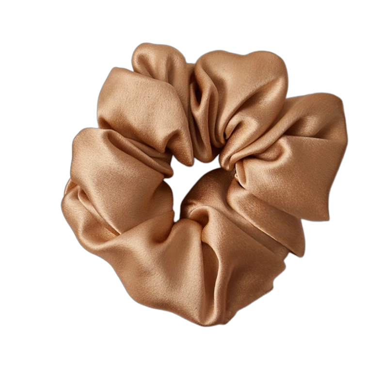 Silk Scrunchie 3.5cm - Bergen Green