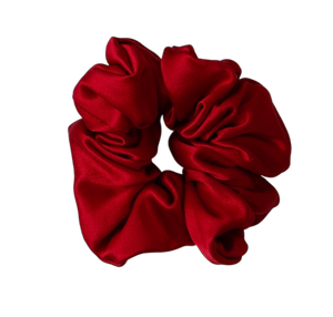 Silk Scrunchie 3.5cm - The Red