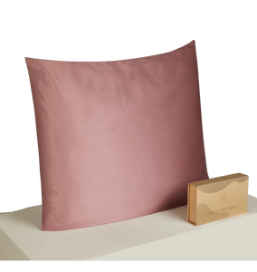 22 Momme Silk Pillowcase - Zip 80x80cm Mauve