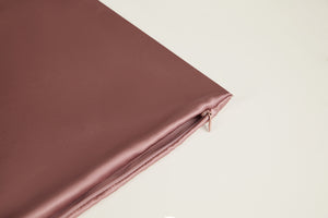 22 Momme Silk Pillowcase 40x80cm Mauve - Zip